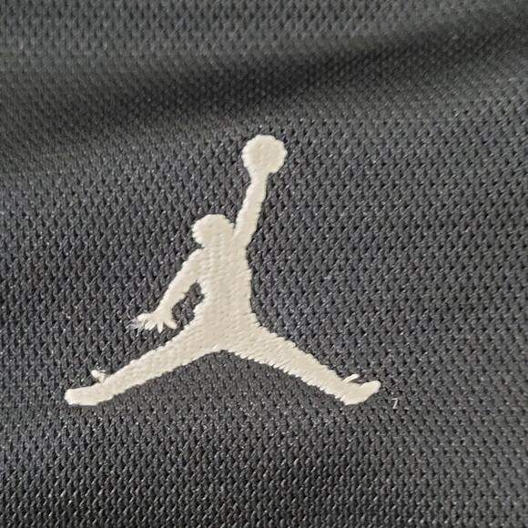 NIKE Jordan Jumpman Track Jacket Large 25x27 Baggy Black Red - Picture 14 of 16